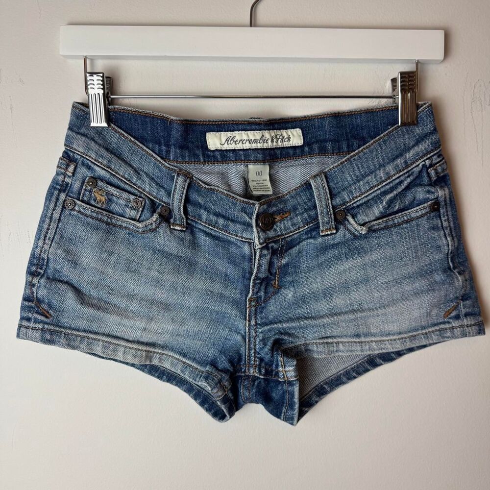Abercrombie & Fitch vintage y2k denim low rise shorts Size 00